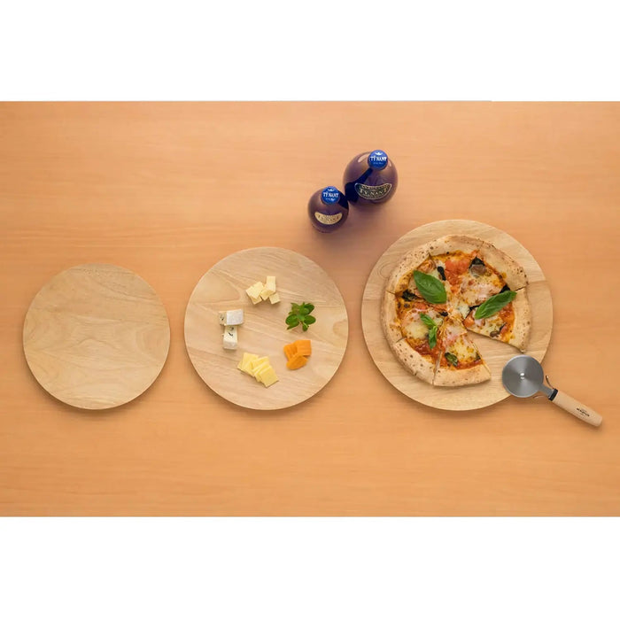 33cm Swanson Rubberwood Pizza Serving Plate - Premium Quality for Perfect Pizza Presentation-Kiichin - The #1 Place for Japanese Goods in Your Hand!