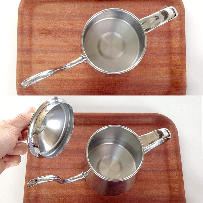 Takahiro 0.5L Pour Over Brewing Kettle (Body & Lid) - Non-Induction Compatible-Kiichin - The #1 Place for Japanese Goods in Your Hand!