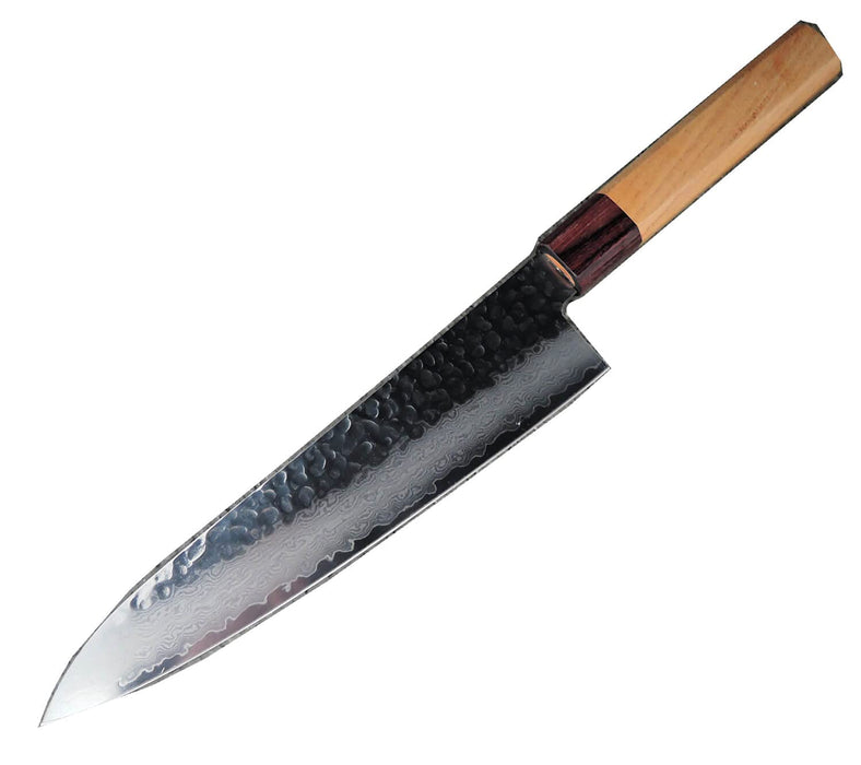Takayuki Sakai 33 Layer Damascus VG10 Wagyu Sword 210mm 07475-Kiichin - The #1 Place for Japanese Goods in Your Hand!