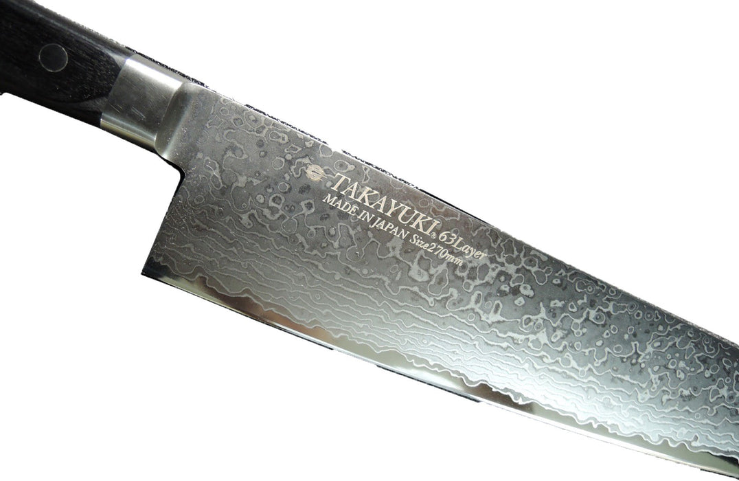 Takayuki Sakai Damascus 63 Layers Gyuto 270mm 14014-Kiichin - The #1 Place for Japanese Goods in Your Hand!