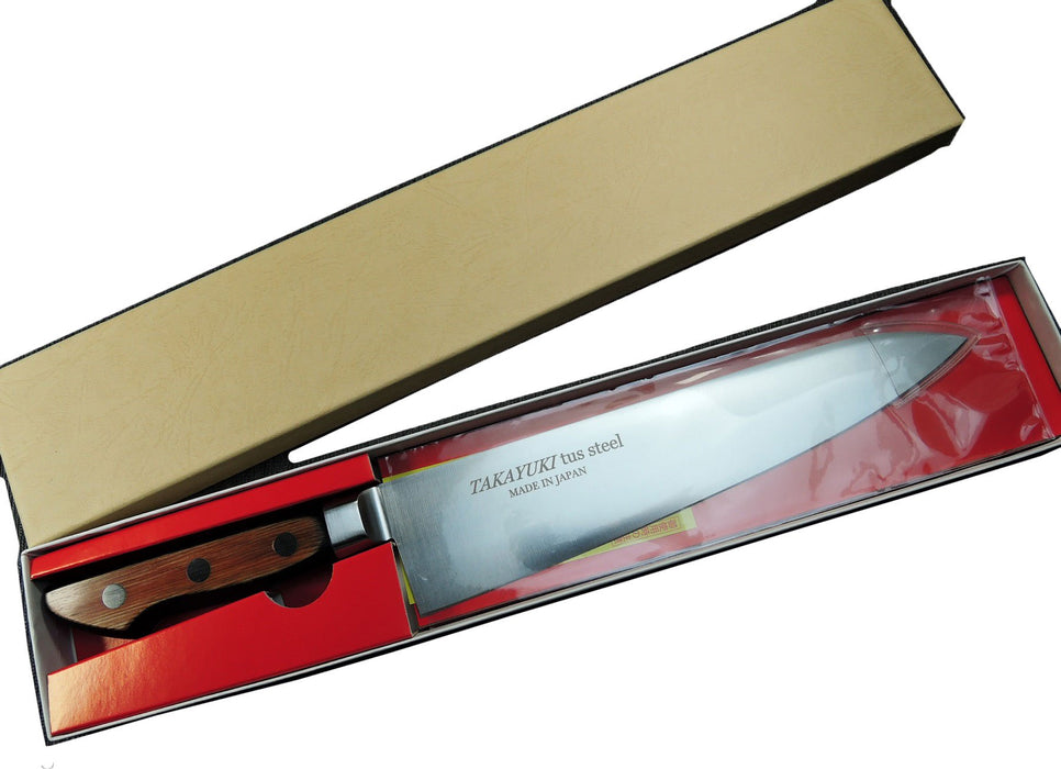 Takayuki Sakai Gyuto Knife 210mm Wood Grain Handle 16612-Kiichin - The #1 Place for Japanese Goods in Your Hand!