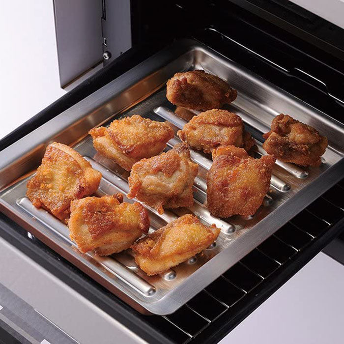 Copper Grill Plate by Tanabe - Wavy Design for Enhanced Grilling Experience-Kiichin - The #1 Place for Japanese Goods in Your Hand!