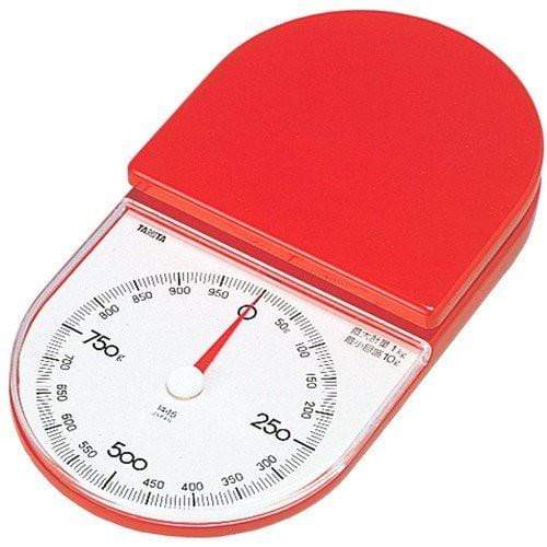 Tanita 1Kg Red Mechanical Kitchen Scale - Imported from Japan-Kiichin - The #1 Place for Japanese Goods in Your Hand!