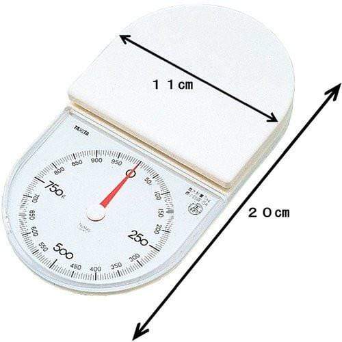 Tanita Japan 1Kg White Mechanical Kitchen Scale - Non-Electric-Kiichin - The #1 Place for Japanese Goods in Your Hand!