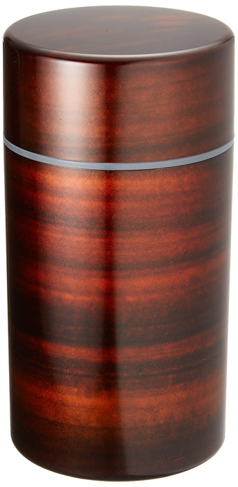 Tatsumiya Large Tea Caddy with Maru Sakura Wood Grain - Authentic Japanese Design-Kiichin - The #1 Place for Japanese Goods in Your Hand!