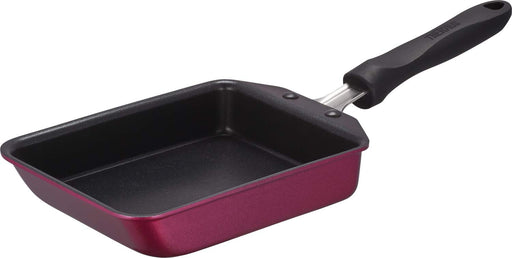 Thermos Japan Durable Series 13Cm Egg Frying Pan - IH Compatible Kff-013E Red-Kiichin - The #1 Place for Japanese Goods in Your Hand!