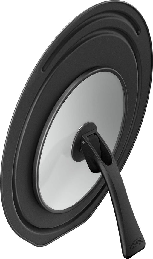 Thermos Japan Folding Stand Frying Pan Lid 26/28Cm Black - Kld-001 Bk-Kiichin - The #1 Place for Japanese Goods in Your Hand!