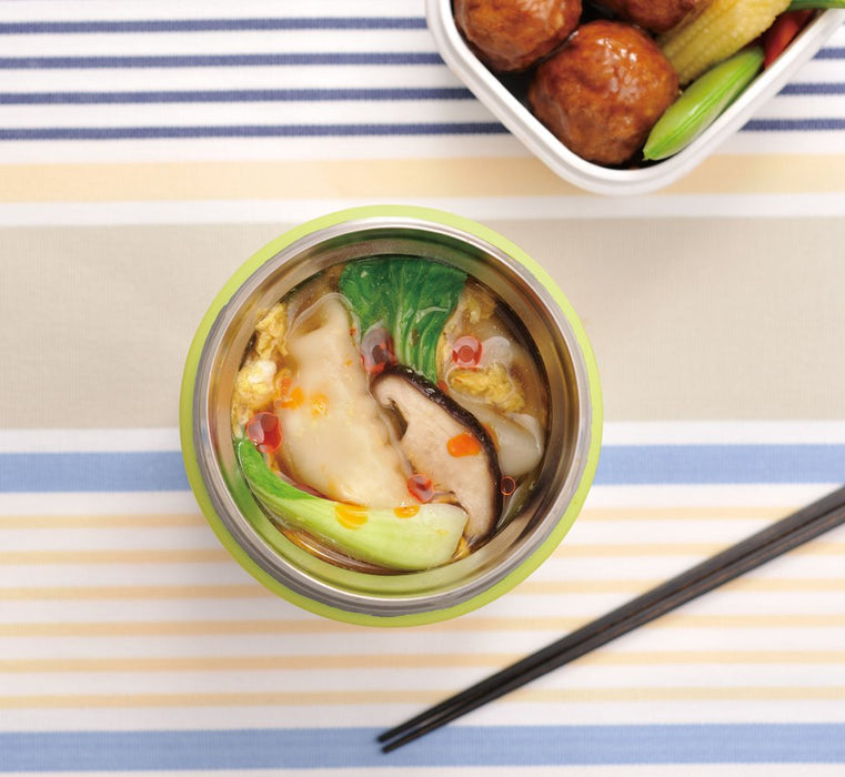 Thermos 0.5L Green Vacuum Insulated Food Container - Jbm-500G-Kiichin - The #1 Place for Japanese Goods in Your Hand!