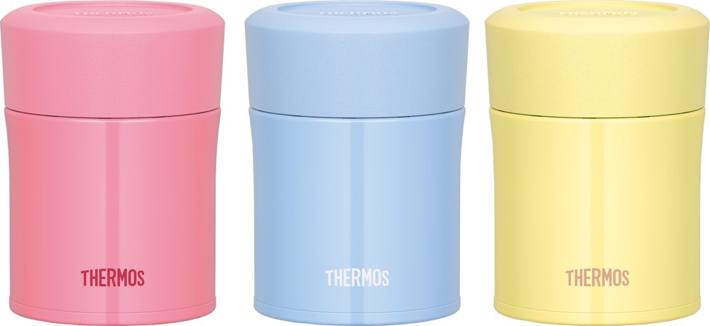 Thermos Japan Pink Vacuum Insulated Food Container 300ml JBJ-302 PP-Kiichin - The #1 Place for Japanese Goods in Your Hand!