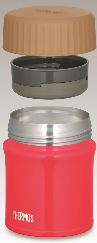 Thermos 380Ml Red Chili Japan Jbi-382 Rcl Food Container-Kiichin - The #1 Place for Japanese Goods in Your Hand!