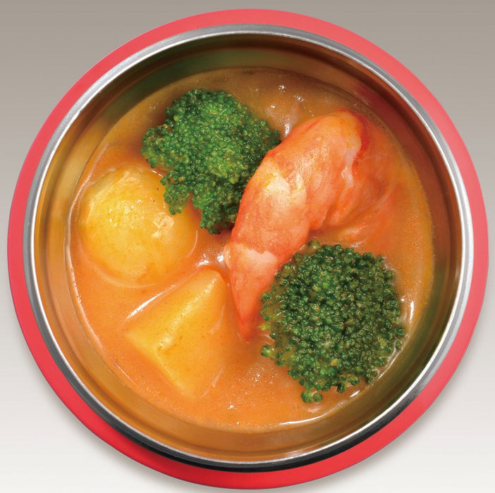 Thermos 380Ml Red Chili Japan Jbi-382 Rcl Food Container-Kiichin - The #1 Place for Japanese Goods in Your Hand!