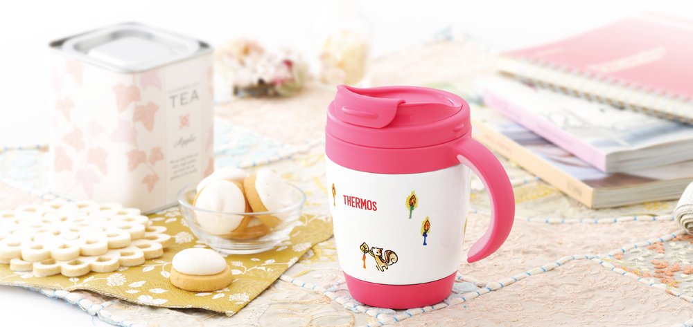 Thermos 270Ml Squirrel Vacuum Insulated Mug - Japan Jcv-270 Rs-Kiichin - The #1 Place for Japanese Goods in Your Hand!