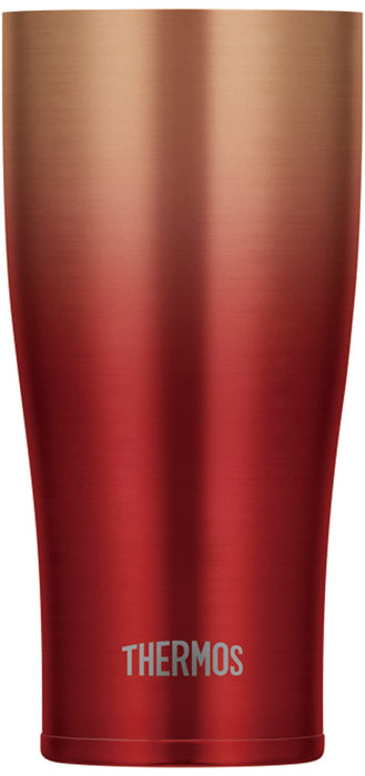 Thermos Japan 420ml Red Gold Vacuum Insulated Tumbler - JDE-421Ltd RGD-Kiichin - The #1 Place for Japanese Goods in Your Hand!