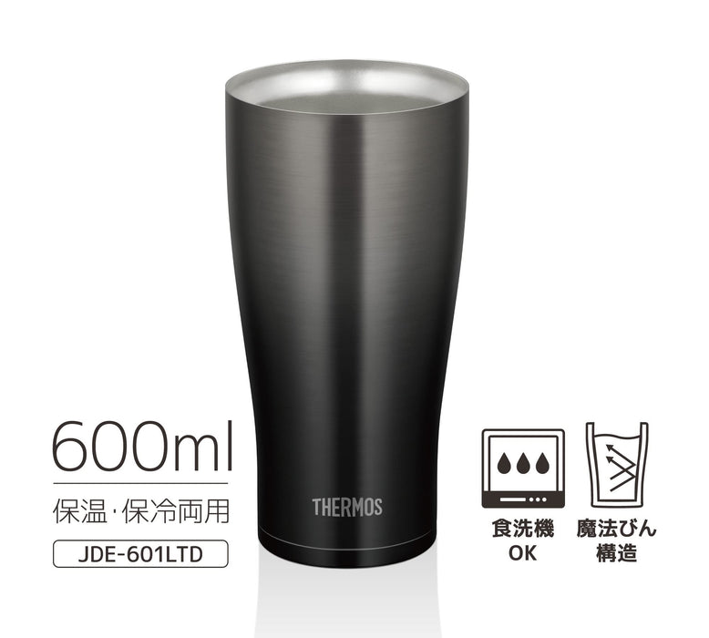 Thermos 600ml Black Gradation Vacuum Tumbler - Made in Japan-Kiichin - The #1 Place for Japanese Goods in Your Hand!