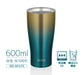 Thermos Japan 600Ml Blue Gold Vacuum Insulated Tumbler-Kiichin - The #1 Place for Japanese Goods in Your Hand!