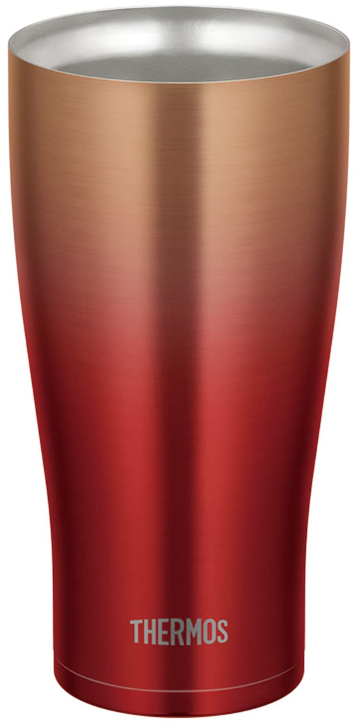 Thermos Japan 600Ml Red Gold Vacuum Insulated Tumbler-Kiichin - The #1 Place for Japanese Goods in Your Hand!