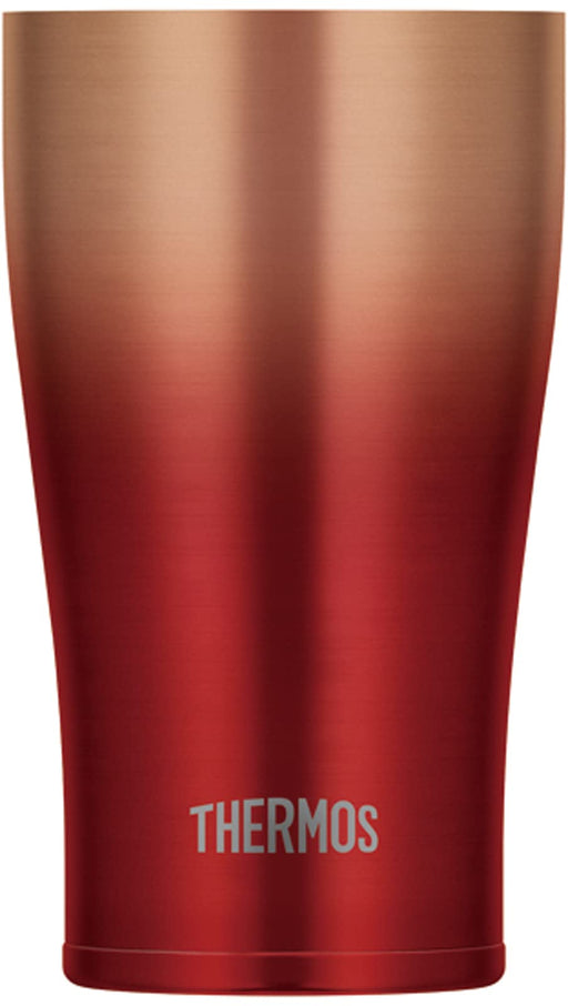 Thermos Japan 600Ml Red Gold Vacuum Insulated Tumbler-Kiichin - The #1 Place for Japanese Goods in Your Hand!