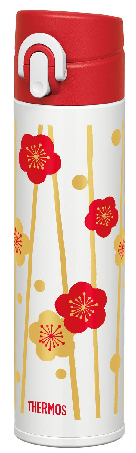 Thermos Japan 400Ml Ume Joa-402 Vacuum Insulated Water Bottle-Kiichin - The #1 Place for Japanese Goods in Your Hand!