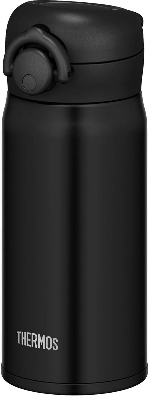 Thermos Japan 350Ml Matte Black Jnr-351 Mtbk Vacuum Insulated Water Bottle-Kiichin - The #1 Place for Japanese Goods in Your Hand!