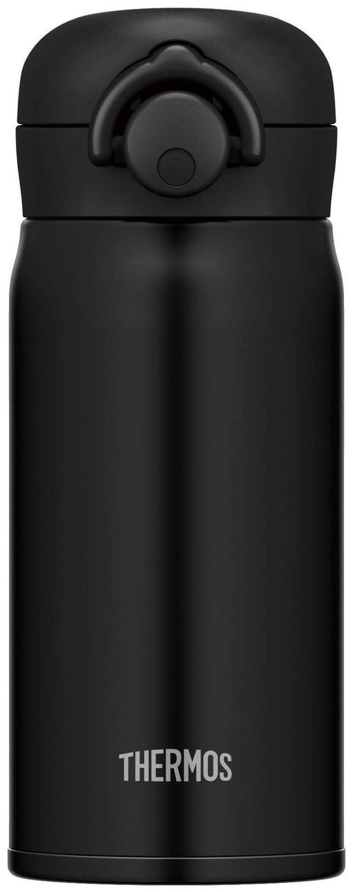 Thermos Japan 350Ml Matte Black Jnr-351 Mtbk Vacuum Insulated Water Bottle-Kiichin - The #1 Place for Japanese Goods in Your Hand!