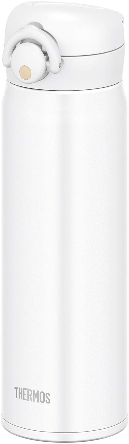 Thermos Jnr-501 500ml Insulated Water Bottle Mug - Matte White-Kiichin - The #1 Place for Japanese Goods in Your Hand!