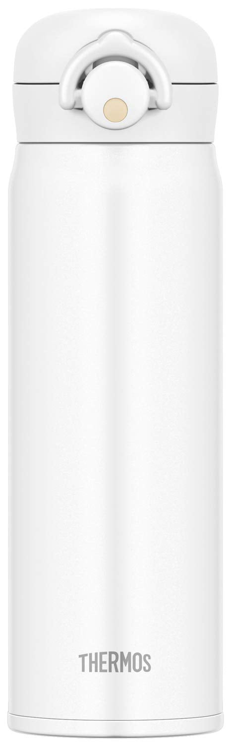 Thermos Jnr-501 500ml Insulated Water Bottle Mug - Matte White-Kiichin - The #1 Place for Japanese Goods in Your Hand!