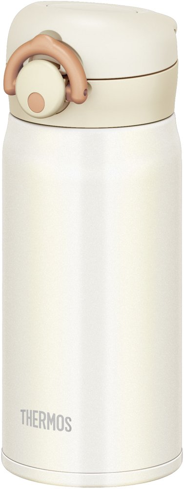 Thermos Vacuum Insulated Water Bottle Mug - Cream White 350Ml Jnr-350 Crw-Kiichin - The #1 Place for Japanese Goods in Your Hand!