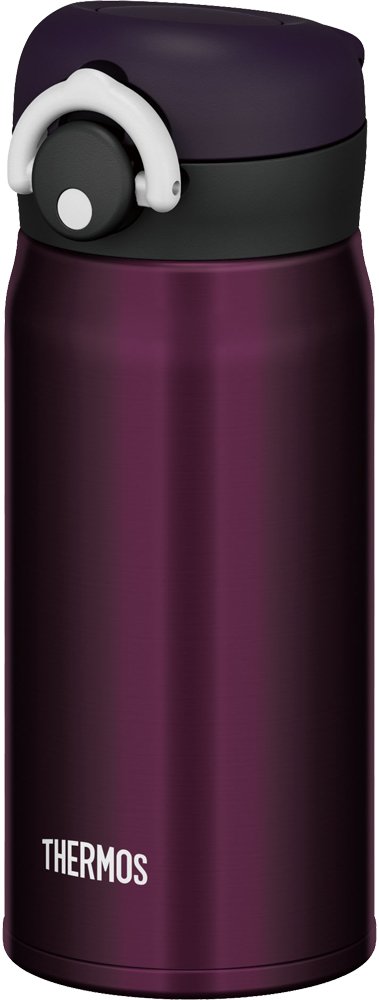 Thermos Japan 350Ml Midnight Black Jnr-350M-Bk Vacuum Insulated Mobile Mug-Kiichin - The #1 Place for Japanese Goods in Your Hand!