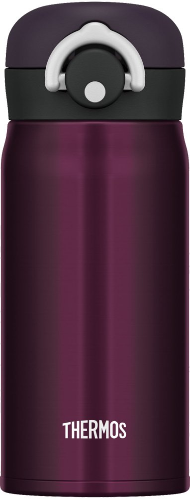 Thermos Japan 350Ml Midnight Black Jnr-350M-Bk Vacuum Insulated Mobile Mug-Kiichin - The #1 Place for Japanese Goods in Your Hand!