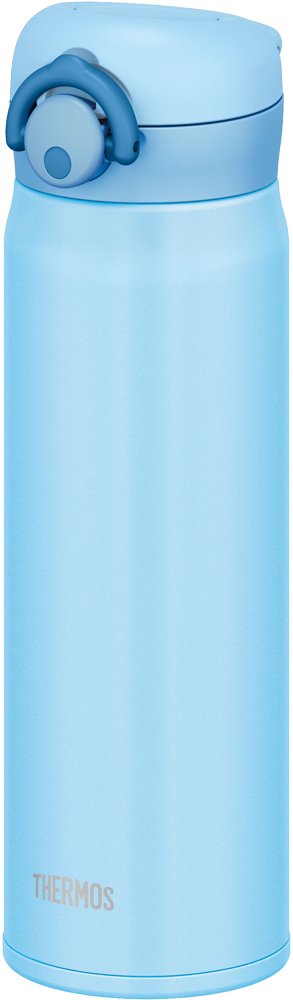 Thermos Jnr-500 Light Blue Vacuum Insulated Water Bottle 500Ml - One Touch Open-Kiichin - The #1 Place for Japanese Goods in Your Hand!