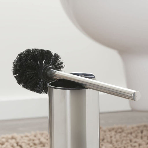 Tiger Japan Stainless Steel Polished Toilet Brush Set-Kiichin - The #1 Place for Japanese Goods in Your Hand!