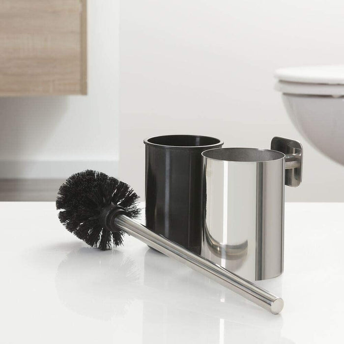 Tiger Japan Stainless Steel Polished Toilet Brush Set-Kiichin - The #1 Place for Japanese Goods in Your Hand!