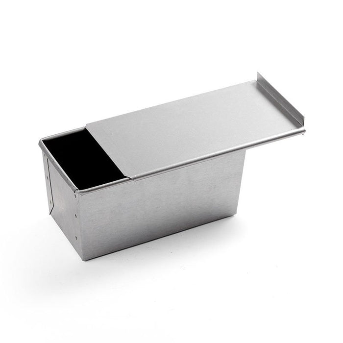 Tiger Crown Japan Bread Mold - Silver 96X192X97Mm 1.0 Loaf Aluminized Sliding Lid-Kiichin - The #1 Place for Japanese Goods in Your Hand!