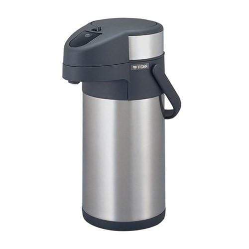 Tiger 3L Stainless Steel Thermal Air Pot Beverage Dispenser with Swivel Base-Kiichin - The #1 Place for Japanese Goods in Your Hand!