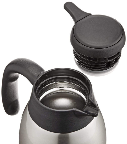 Tiger Stainless Steel Vacuum Carafe - 0.6L Capacity, Lever Action, Made in Japan-Kiichin - The #1 Place for Japanese Goods in Your Hand!