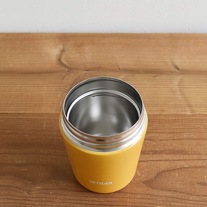Tiger Thermos Japan Soup Jar 300ml Lunch Box - Saffron Yellow-Kiichin - The #1 Place for Japanese Goods in Your Hand!