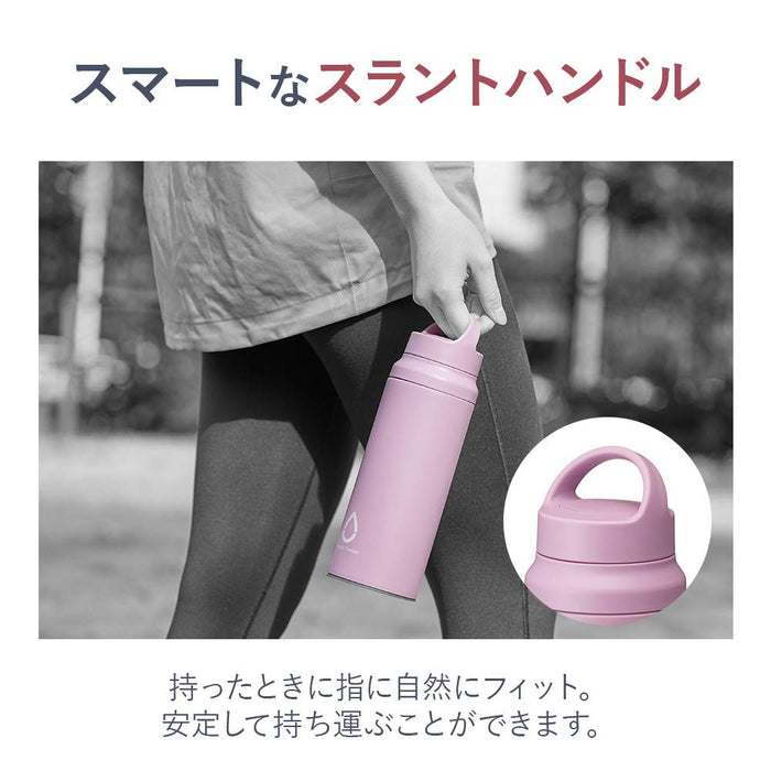 Tiger Thermos 800ml Water Bottle with Slant Handle - Lightweight Stainless Steel, Direct Drinking, Blue-Kiichin - The #1 Place for Japanese Goods in Your Hand!
