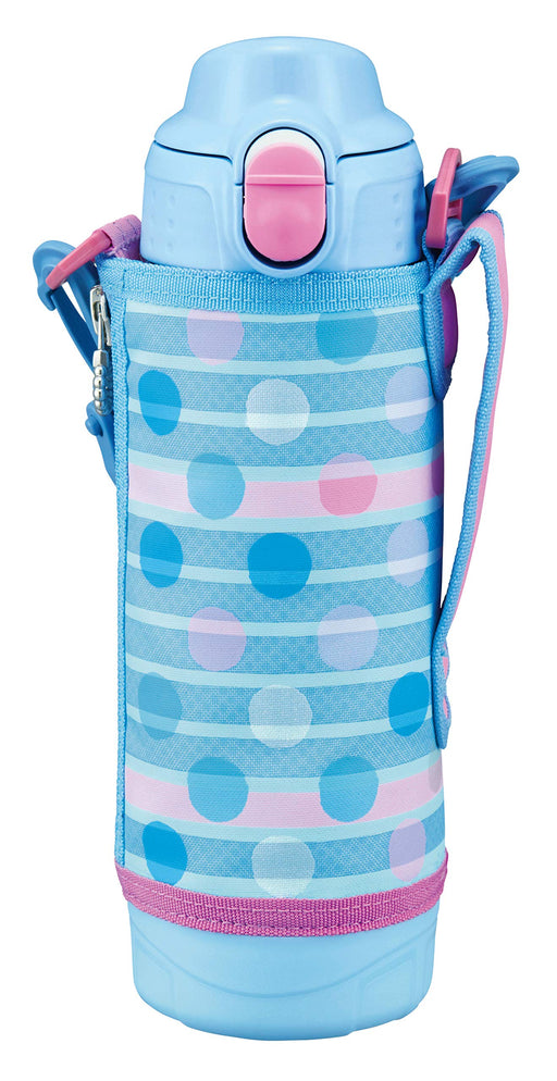 Tiger Thermos 500mL Sahara SS Bottle Sports Cup 2Way Blue Dot Mbo-H050At-Kiichin - The #1 Place for Japanese Goods in Your Hand!