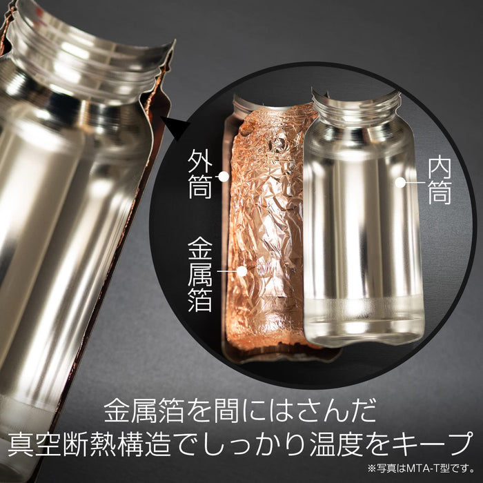 Tiger Thermos 600ml Screw Mug Bottle SS Vacuum Insulated Bottle Hot/Cold-Kiichin - The #1 Place for Japanese Goods in Your Hand!