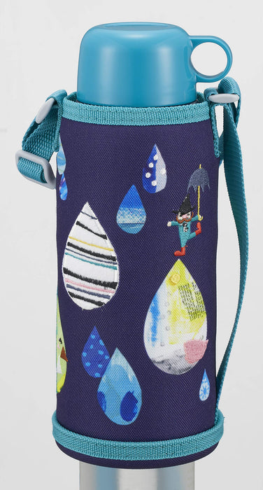 Tiger Thermos 800ml Stainless Steel Water Bottle - 2-Way Shizuku Blue-Kiichin - The #1 Place for Japanese Goods in Your Hand!