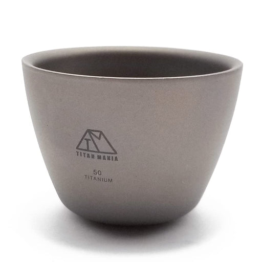 Titan Mania Guinomi Ochoko Titanium 50Ml - Lightweight Mini Sake Cup for Outdoor Camping-Kiichin - The #1 Place for Japanese Goods in Your Hand!