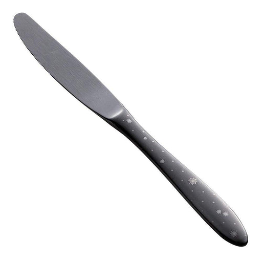 Todai Rikyu Japanese Dessert Knife - Elegant Black Crystal Design-Kiichin - The #1 Place for Japanese Goods in Your Hand!