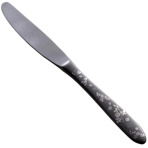 Premium Dessert Knife with Elegant Black Rose Design - Todai Rikyu-Kiichin - The #1 Place for Japanese Goods in Your Hand!