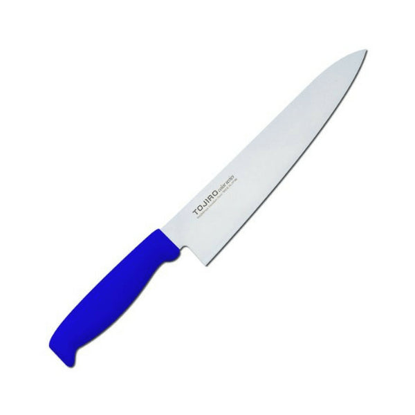 Tojiro 210mm Blue Color MV Gyuto Knife with Elastomer Handle-Kiichin - The #1 Place for Japanese Goods in Your Hand!