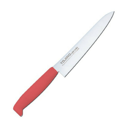 Tojiro 150mm Red Color MV Petty Knife with Elastomer Handle-Kiichin - The #1 Place for Japanese Goods in Your Hand!