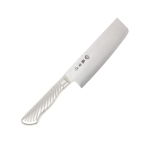 Tojiro Fujitora DP 3-Layer Nakiri Knife - Stainless Steel Handle 165mm (FU-894)-Kiichin - The #1 Place for Japanese Goods in Your Hand!