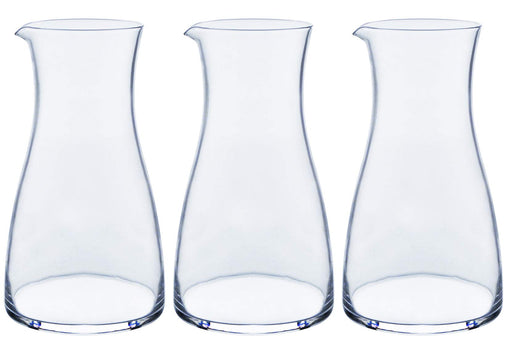 Toyo Sasaki Glass Cold Sake Carafe - 310ml - Japan Made - Dishwasher Safe - 3Pcs-Kiichin - The #1 Place for Japanese Goods in Your Hand!