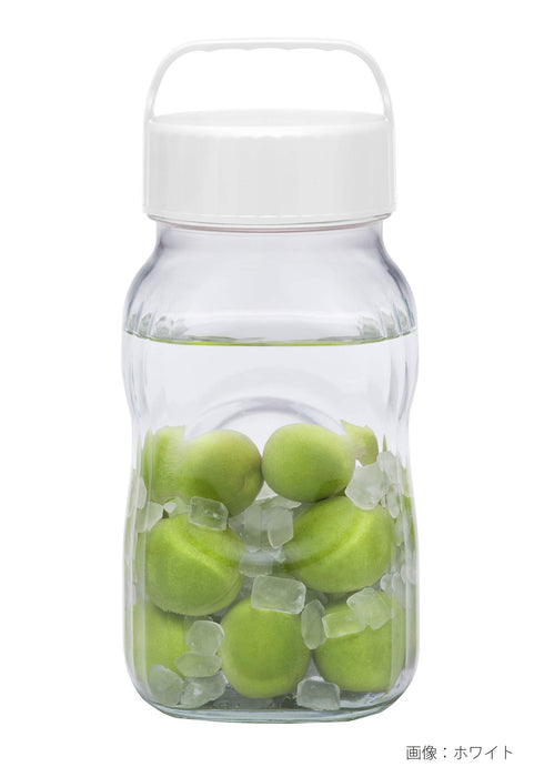 Toyo Sasaki Glass Japan Olive Green Fruit Syrup Bottle 1500Ml Storage Container-Kiichin - The #1 Place for Japanese Goods in Your Hand!