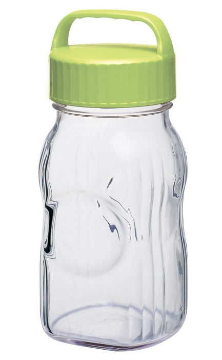 Toyo Sasaki Glass Japan Olive Green Fruit Syrup Bottle 1500Ml Storage Container-Kiichin - The #1 Place for Japanese Goods in Your Hand!