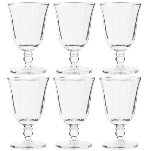 Toyo Sasaki Glass 6-Piece Mini Stem Sake Cup Set - 70ml, Dishwasher Safe-Kiichin - The #1 Place for Japanese Goods in Your Hand!